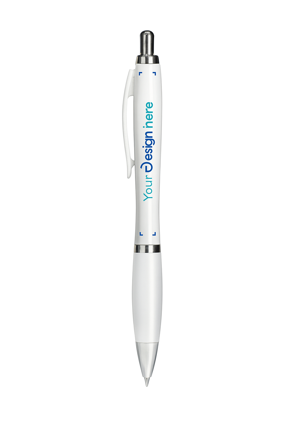 Penna a sfera - Igienica | Bianco | Inchiostro blu