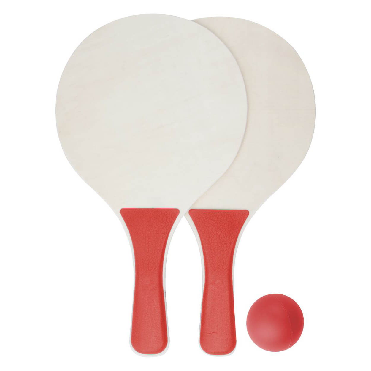 Set da beach tennis Rio | Manico in legno e plastica | Stampa fino a 2 colori