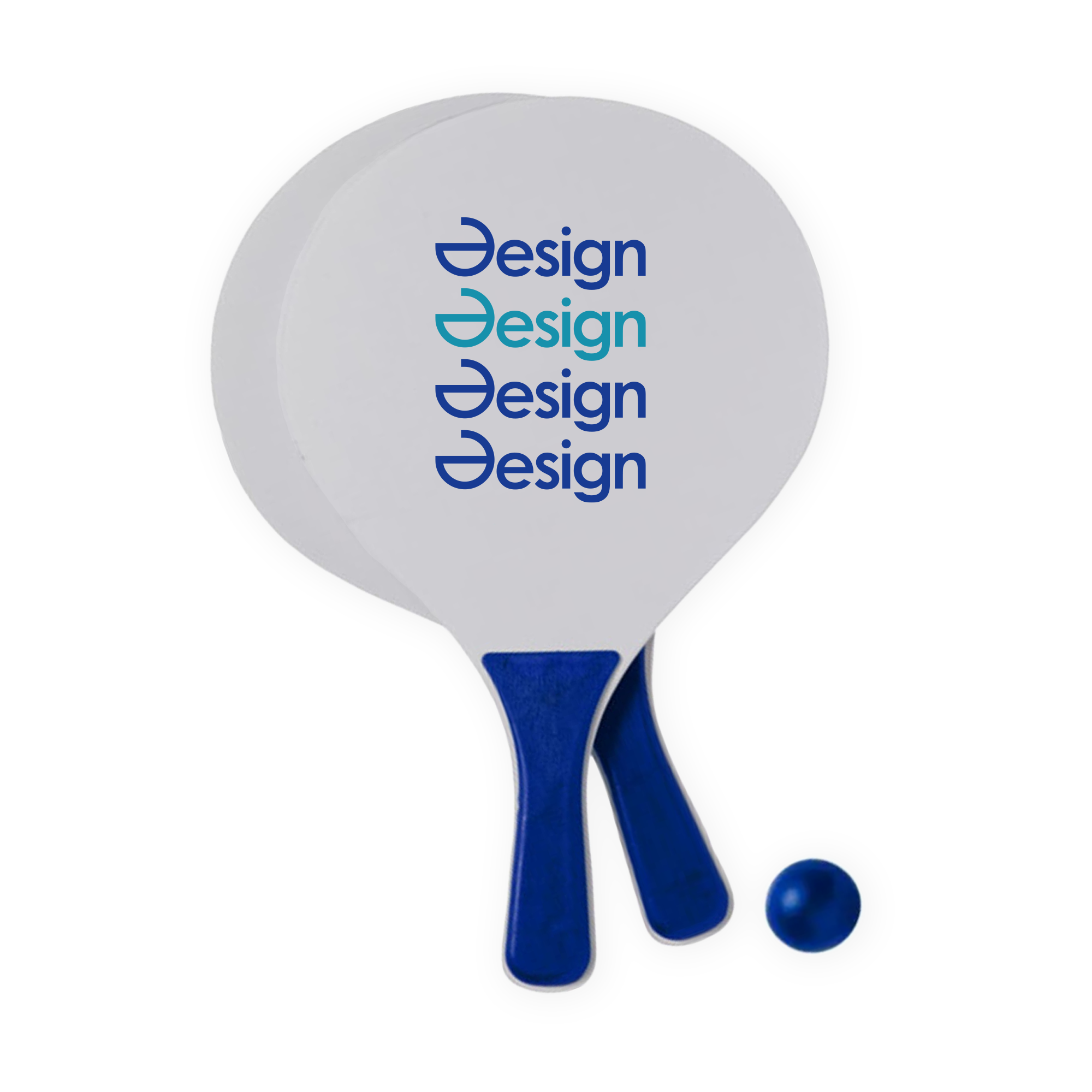 Set beach tennis Bravo | Rosso o blu | Fodera in rete | Stampa fino a 2 colori