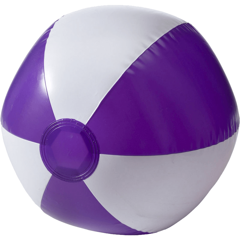 Pallone da spiaggia - Ø 26 cm | Colorato o bianco | 4 pannelli stampati