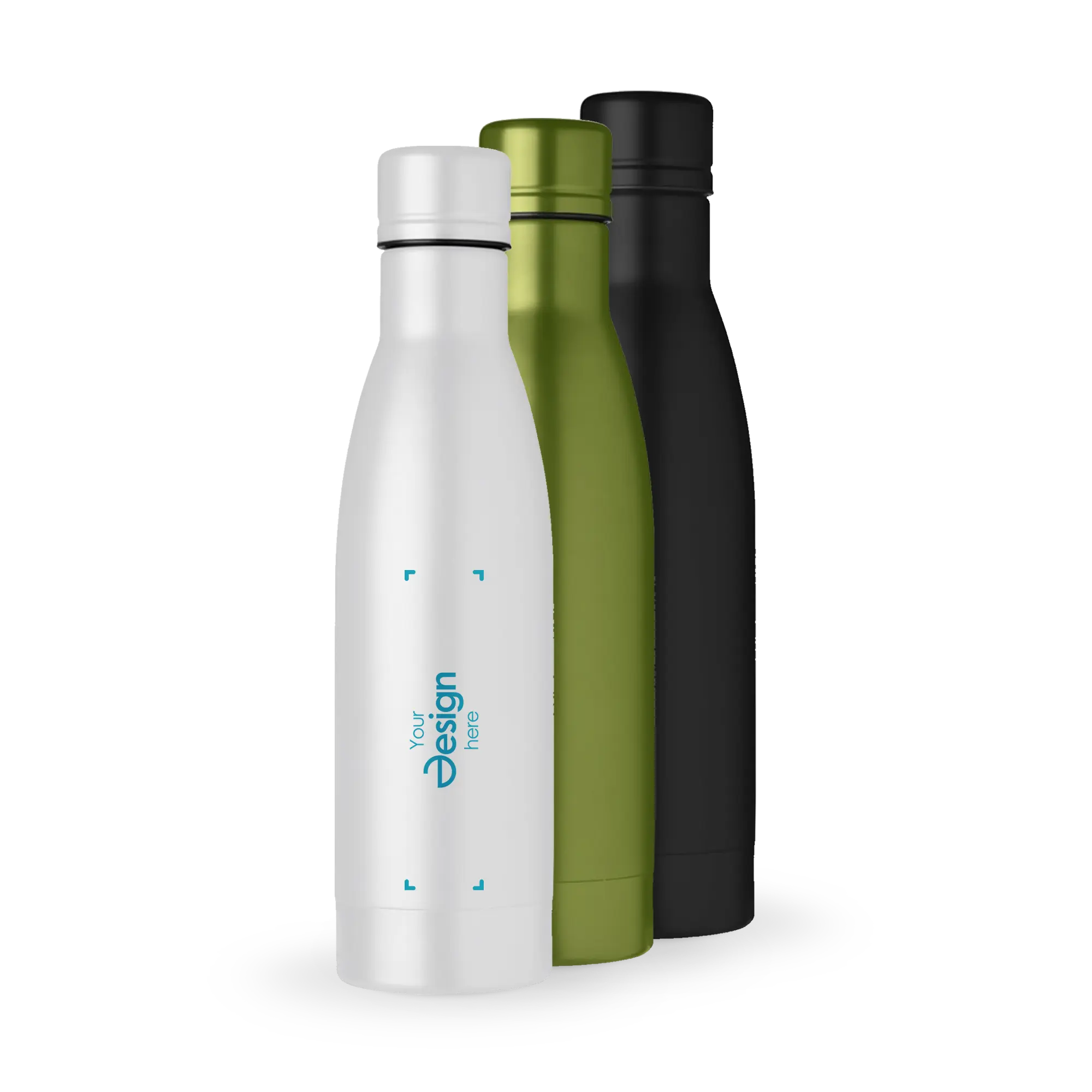 Bottiglia termica - 500 ml | A doppia parete | Acciaio inossidabile | Quadricromia