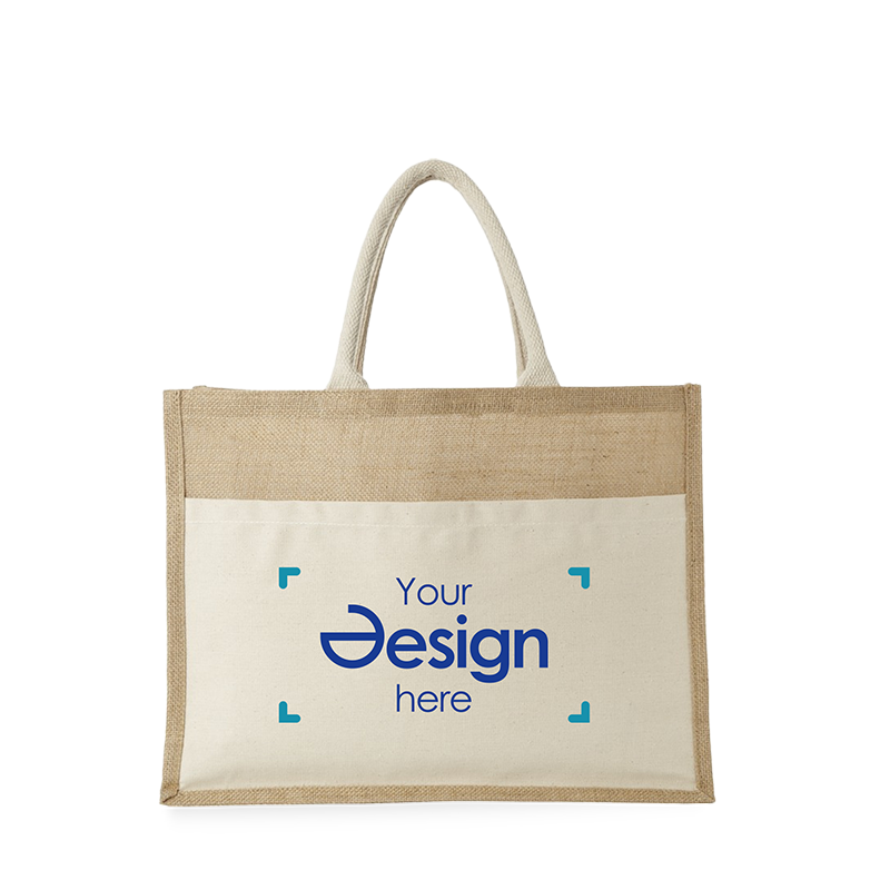 Shopper in iuta | 320 g/m² | 45x35x12cm | Manici corti