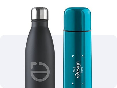 Printed thermos bottles