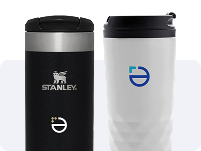 Printed metal thermo mugs