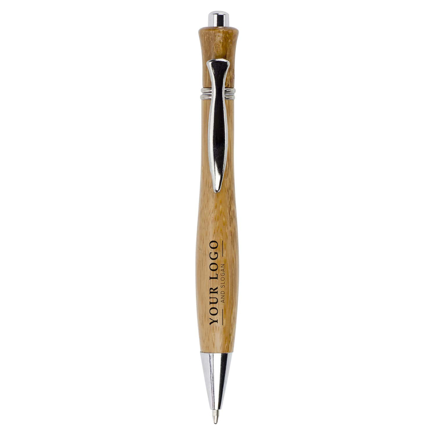 Penna a sfera | Legno | Accenti metallici | Stampa fino a 4 colori