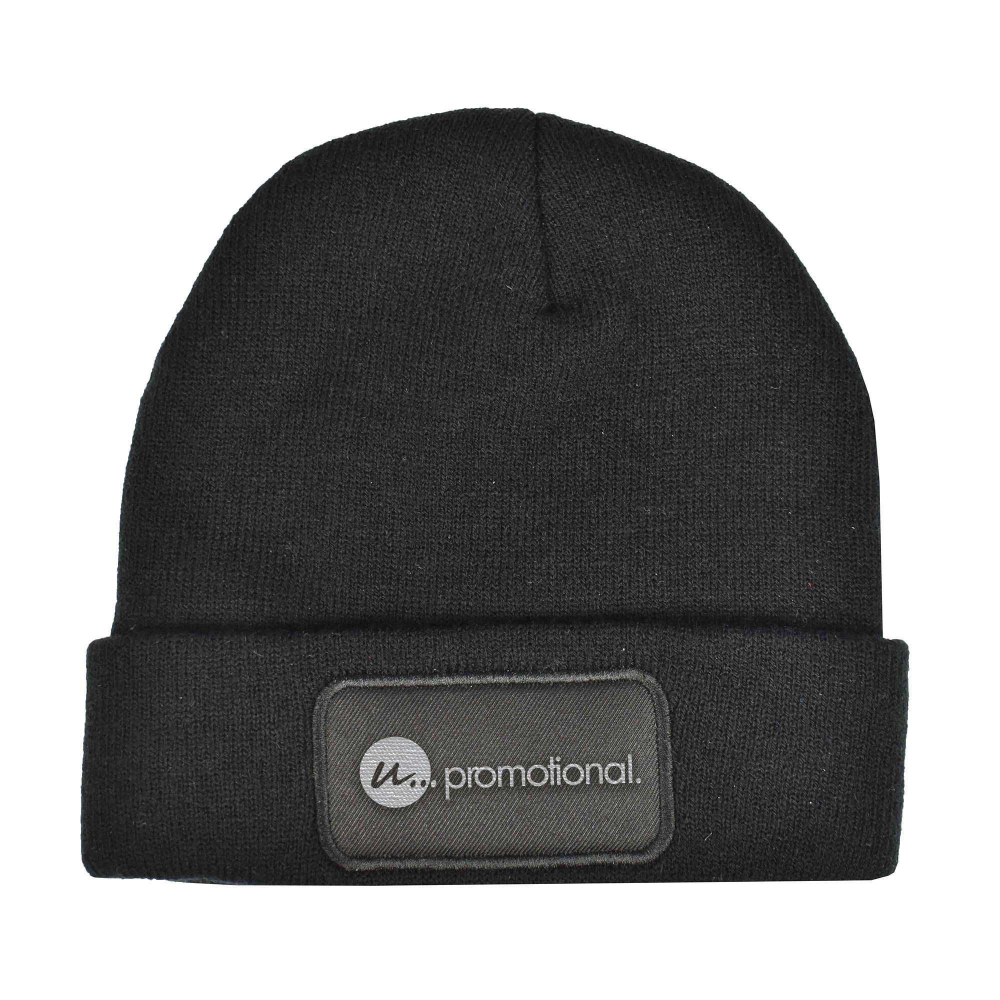 Cappello lavorato a maglia fine - Poliacrilico | Con etichetta | Stampa fino a 2 colori