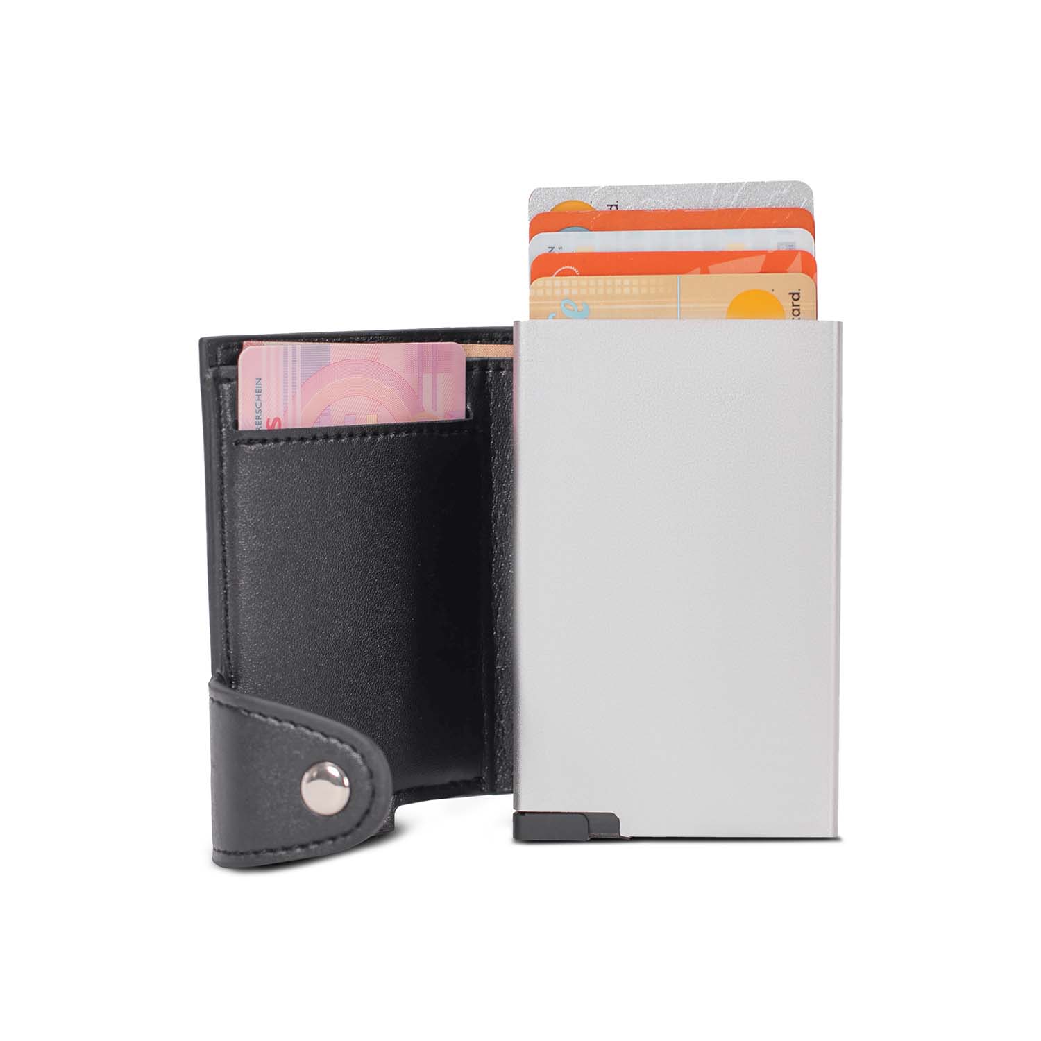 Porta carte RFID | Portafoglio | Aspetto in pelle PU