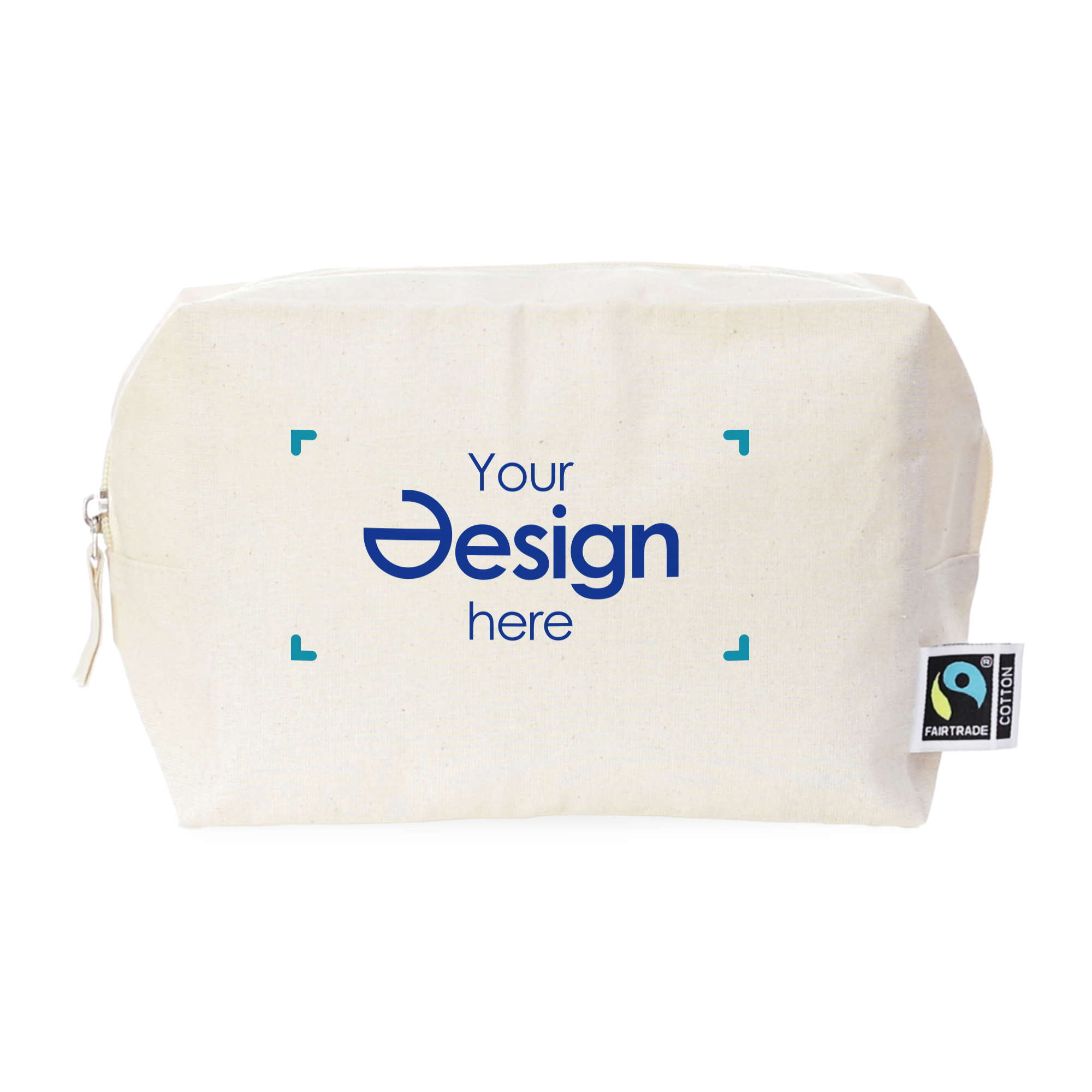 Beauty case - Cotone biologico | Commercio equo e solidale | Beige