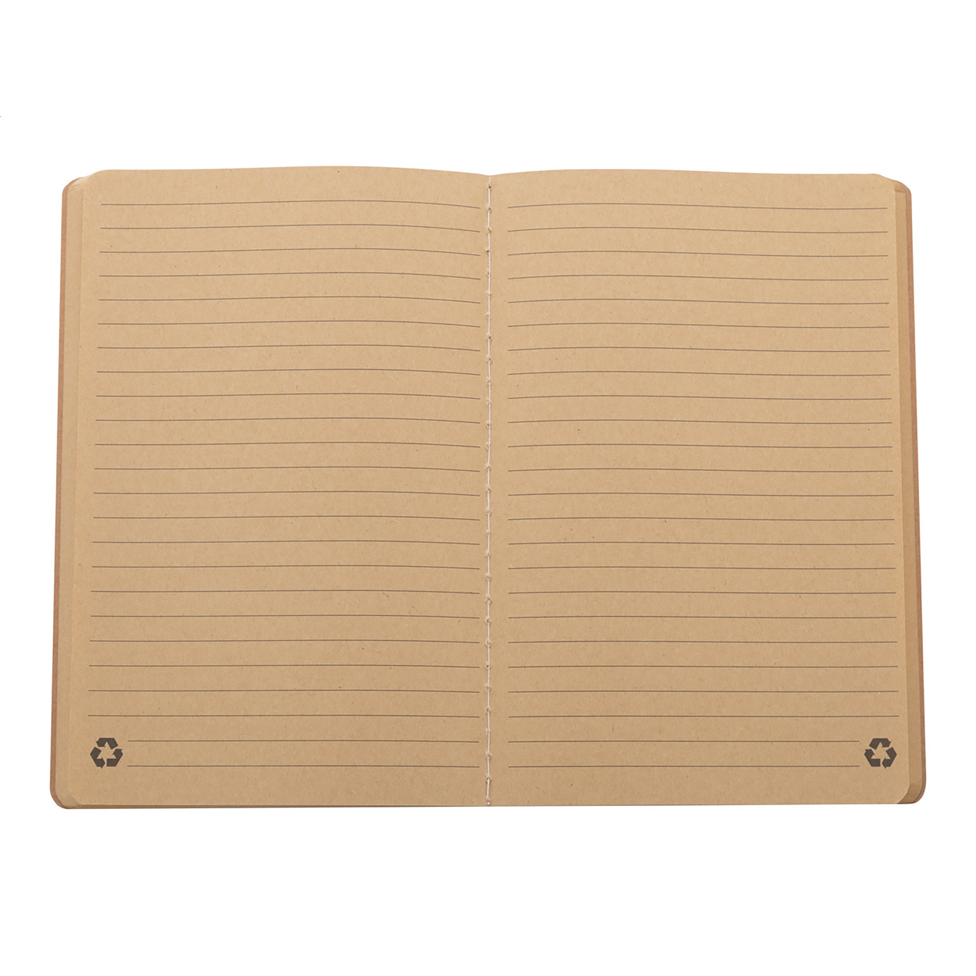 EcoKraft A5 Taccuino – Carta Riciclata | 60 Pagine | Look Naturale