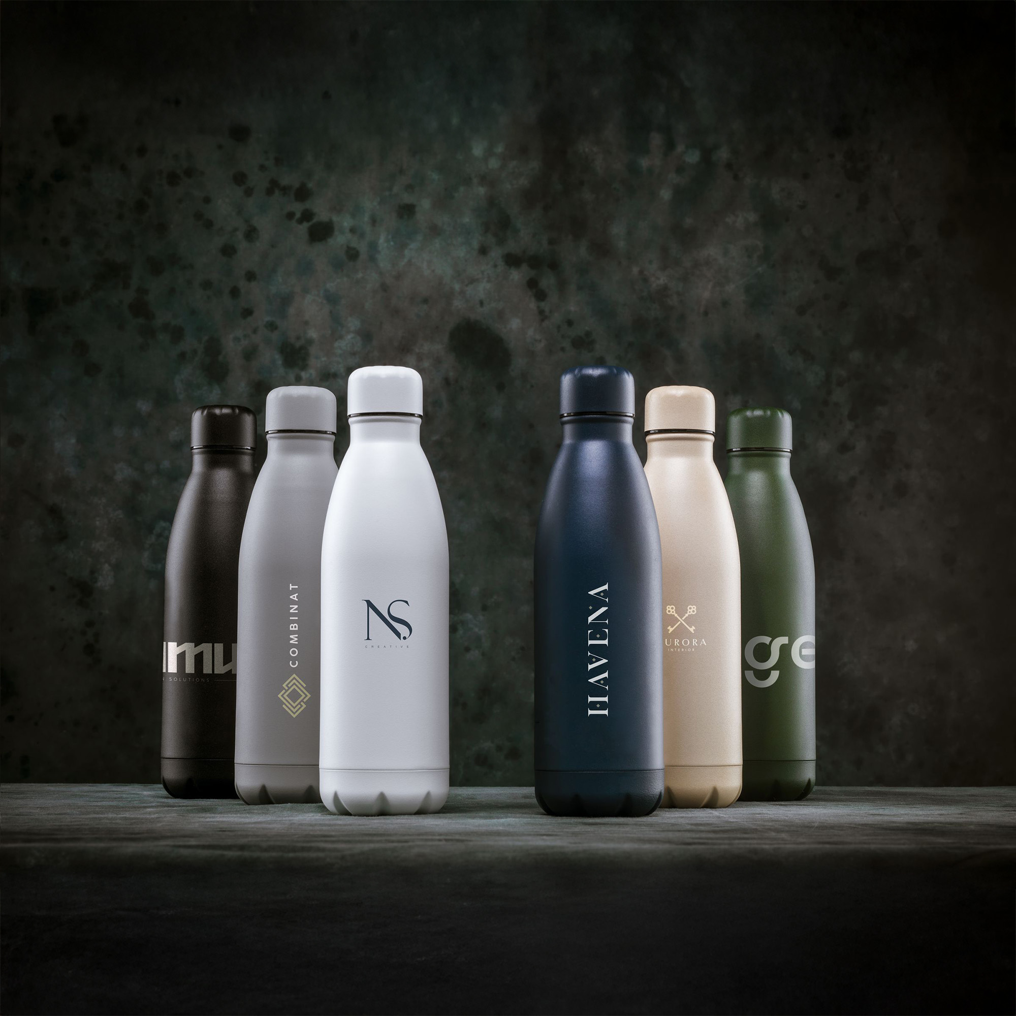 Thermos in acciaio inox – 500 ml | Materiale riciclato | Finitura opaca | Doppia parete & a tenuta stagna