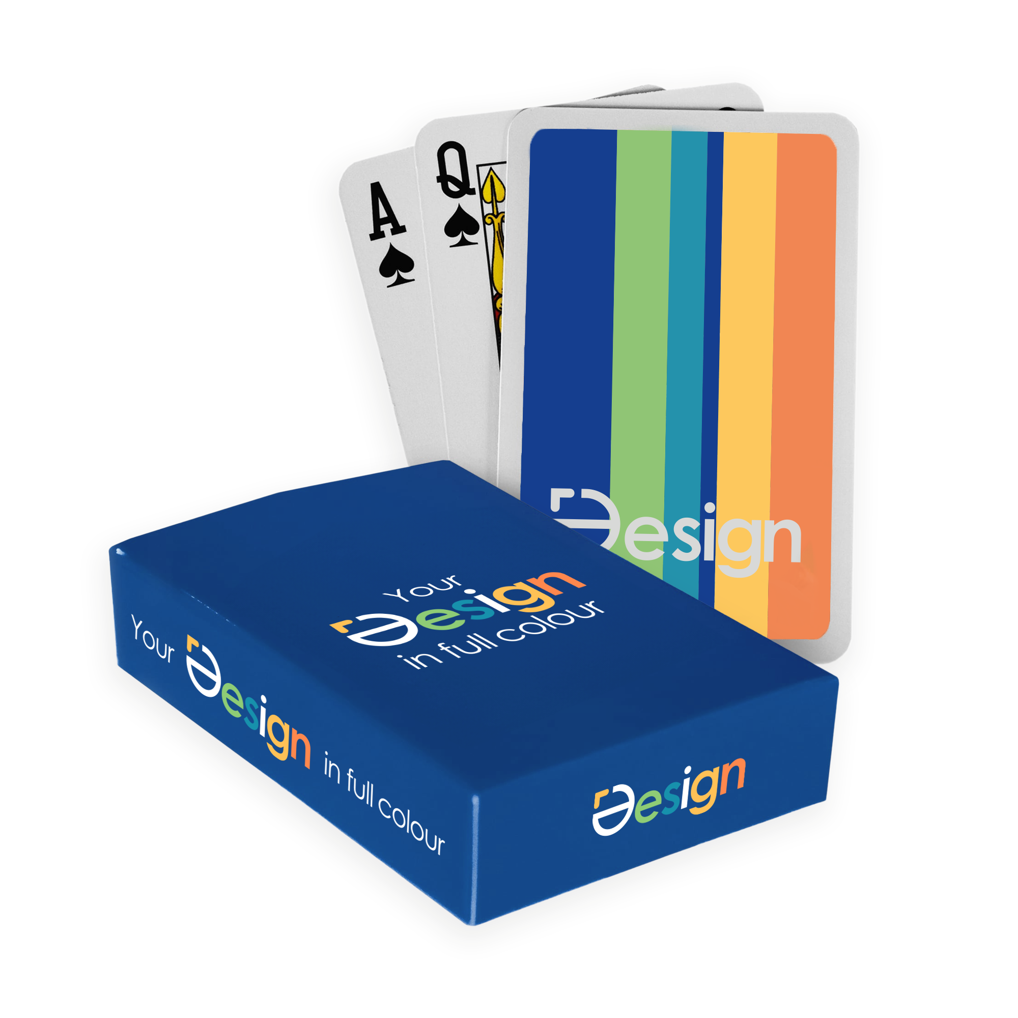 Carte da gioco veloci - In scatola | Stampa su scatola e cartoncini | Consegna veloce