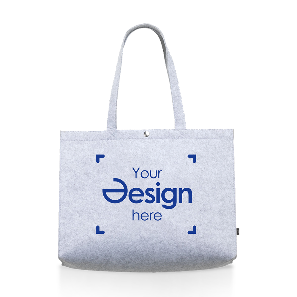 Shopper in feltro - RPET | 45x33x14cm | Stampa ad 1 colore