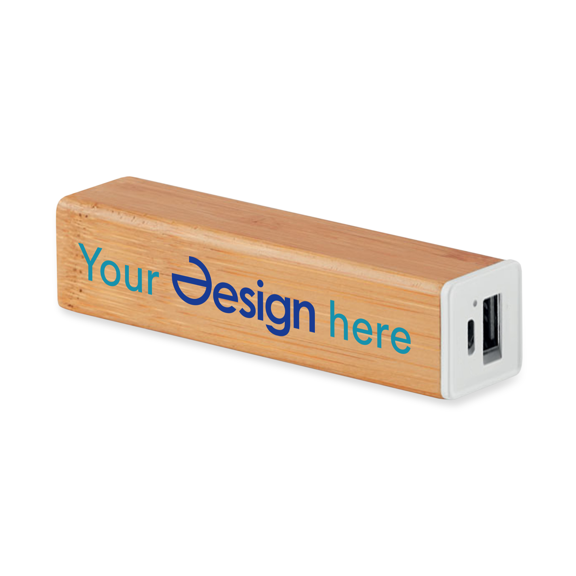 Banca di potere | Bambù | 2200 mAh | Tipo C