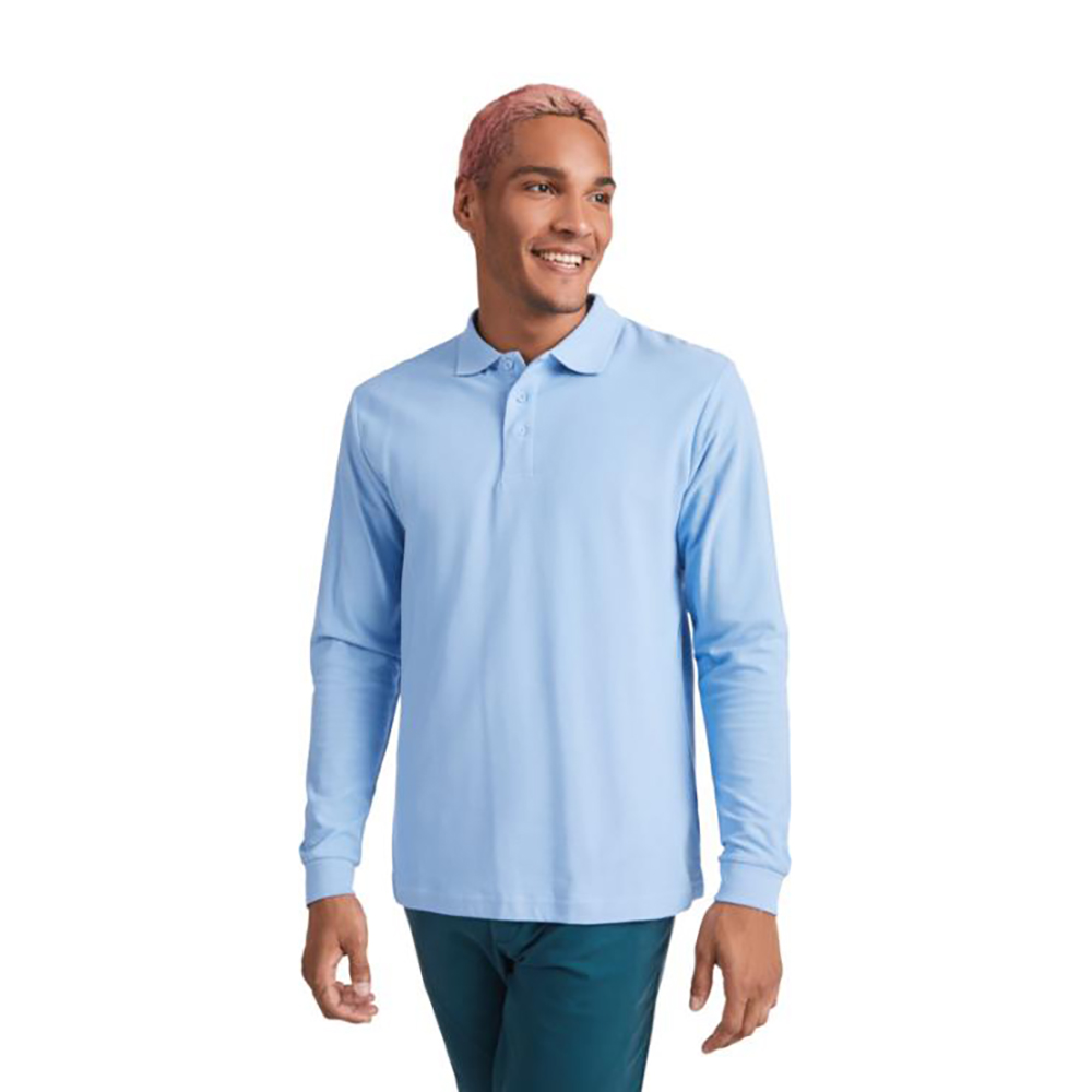 Polo a maniche lunghe Roly | Uomini | 180 g/m² cotone