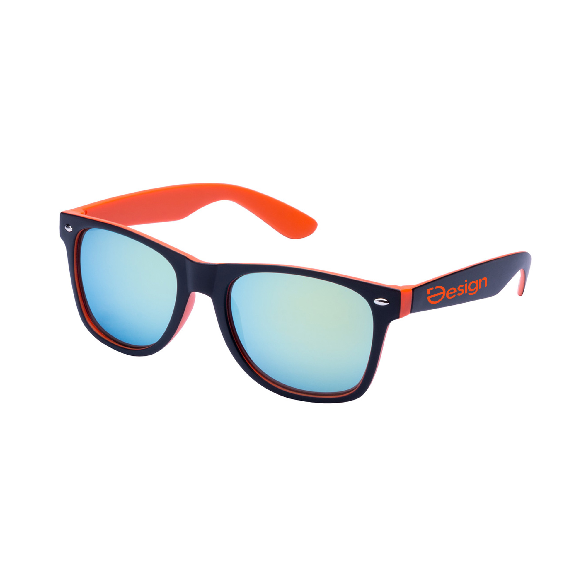 Occhiali da sole - UV400 | Occhiali a specchio | Cornice bicolore