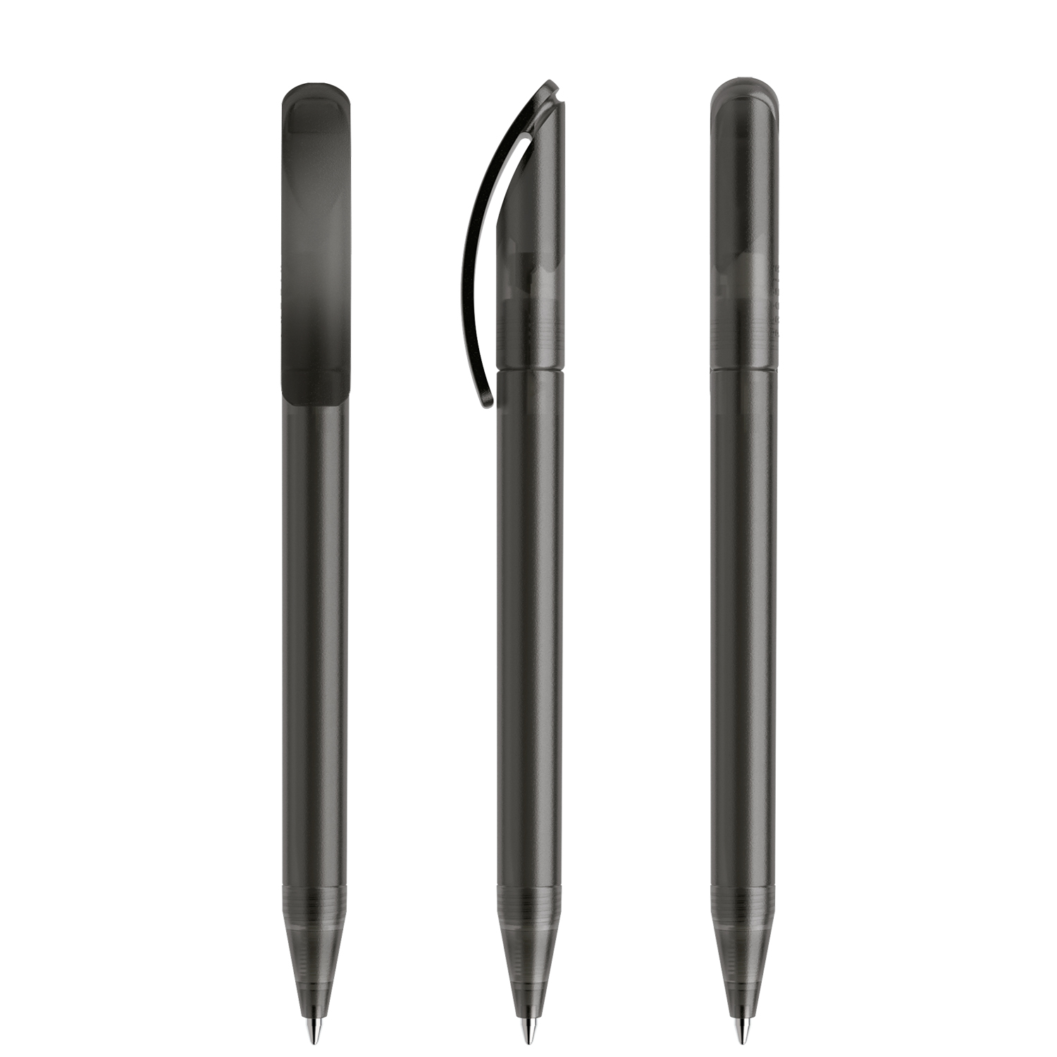 Penna a sfera Prodir DS3 - Lucida | Plastica | Colorato | Trasparente opaco