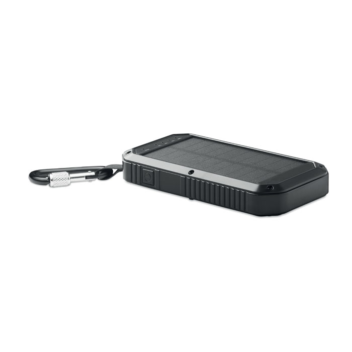 Banca di energia solare - 8000 mAh | Funzione torcia integrata | Stampa fino a 4 colori