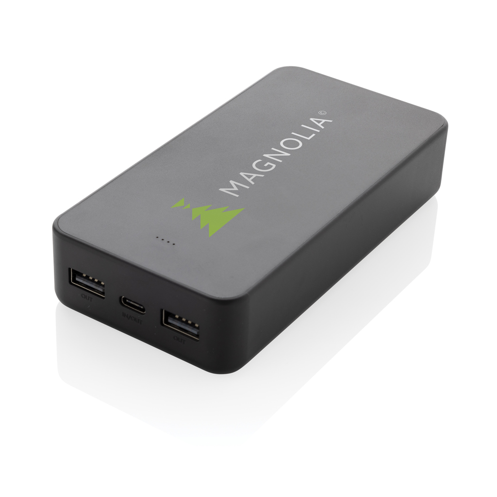 Powerbank Niva – 20.000mAh | RCS Riciclato | Alta Capacità | Ultra Veloce