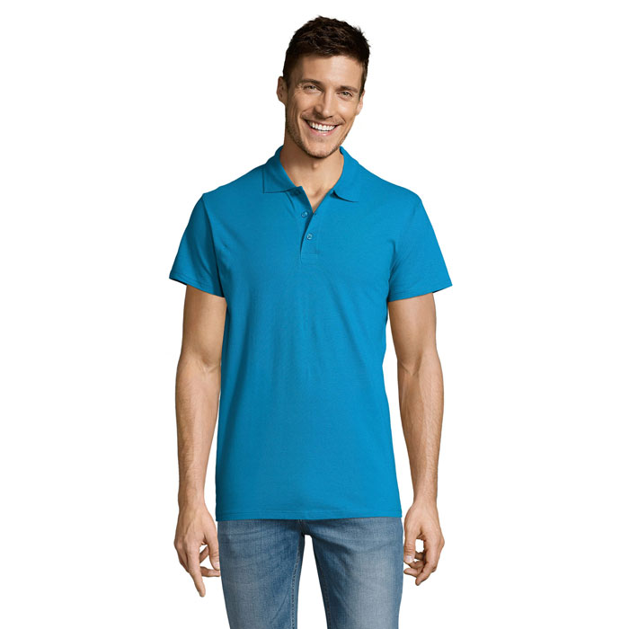 Polo Leon - Uomo | 170 g/m² cotone | Stampa a 2 colori