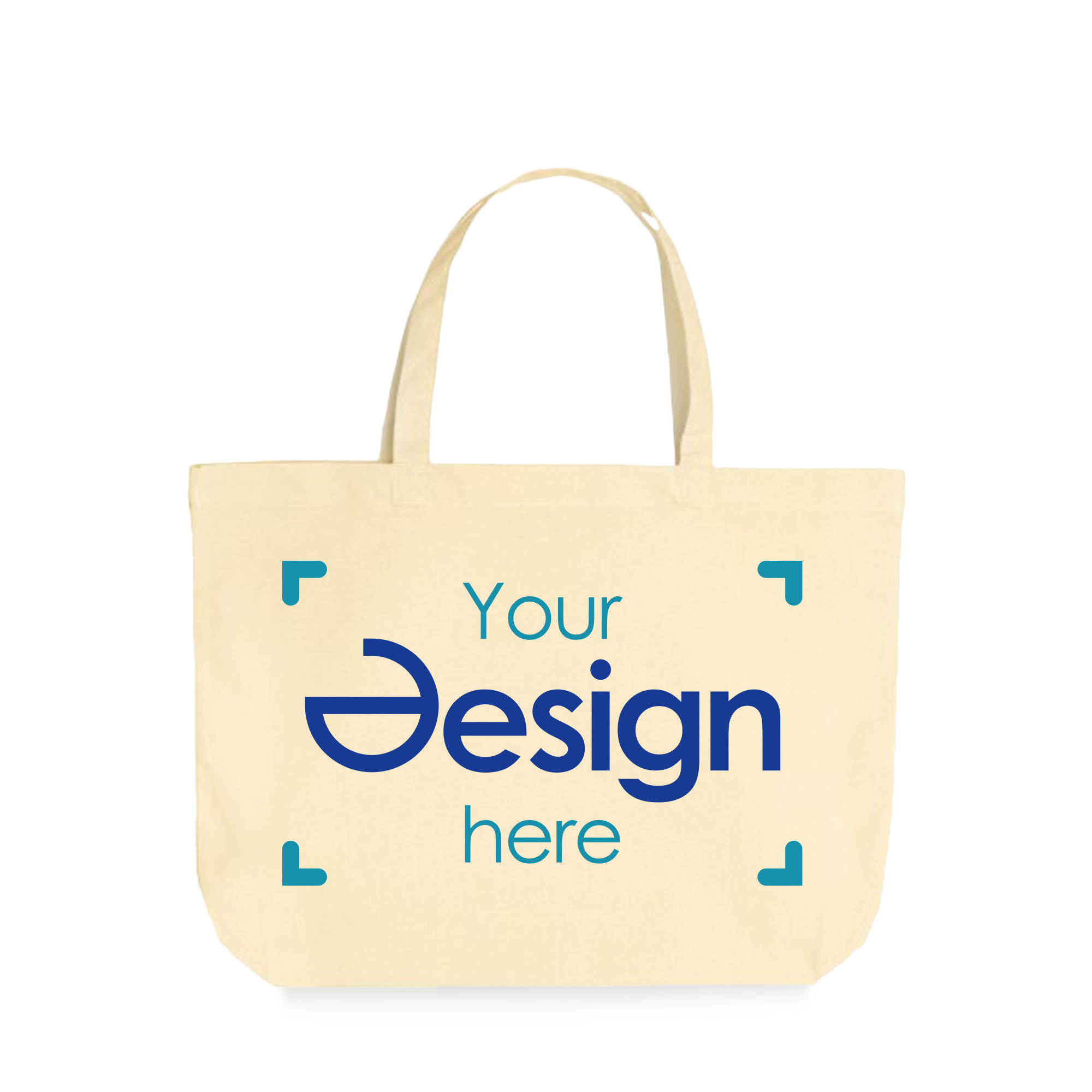 Shopper in cotone spesso - colorato | 155 g/m² | Manici corti | Stampa fino a 4 colori