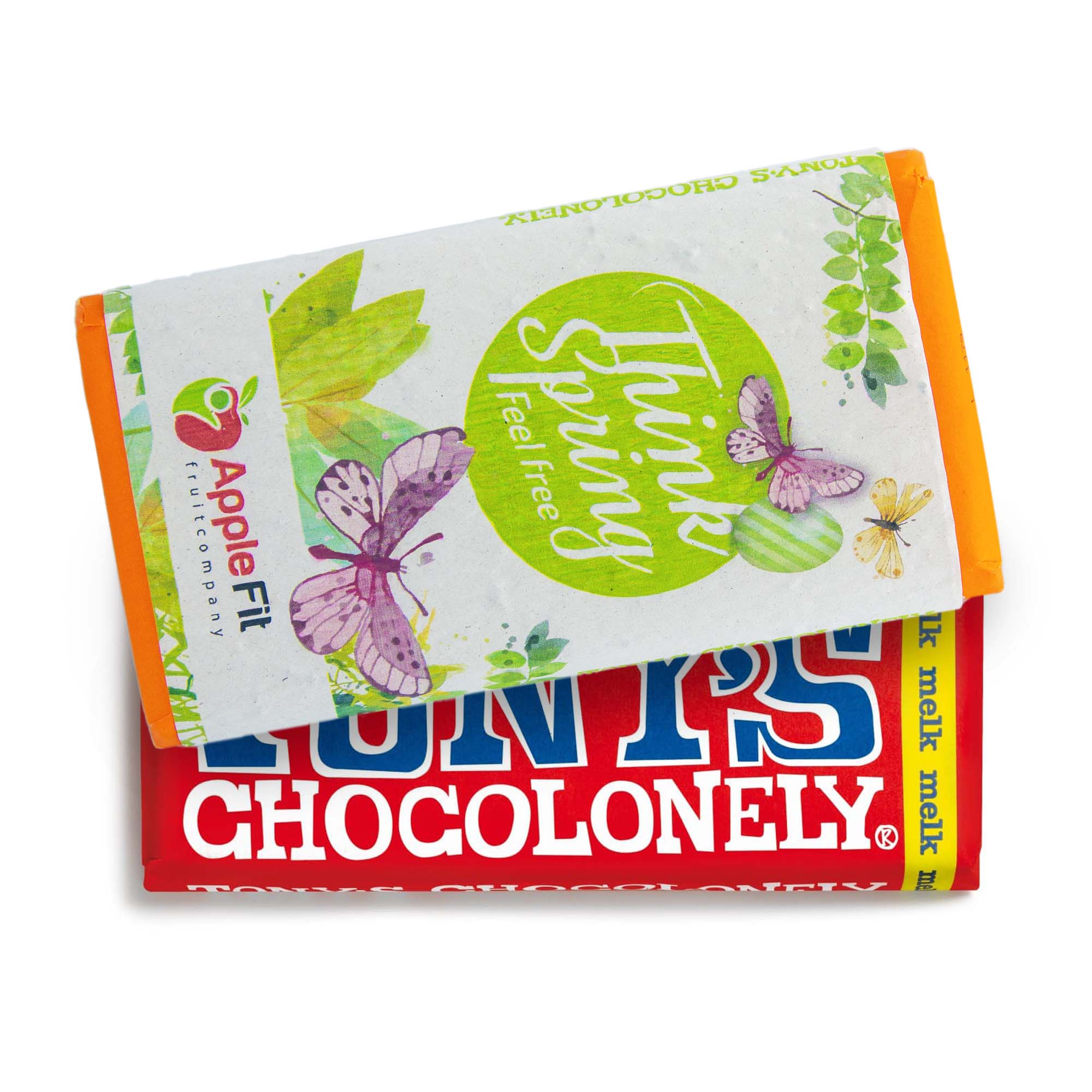 Tony Chocolonely - Carta in crescita | 180 grammi | Manica all-over