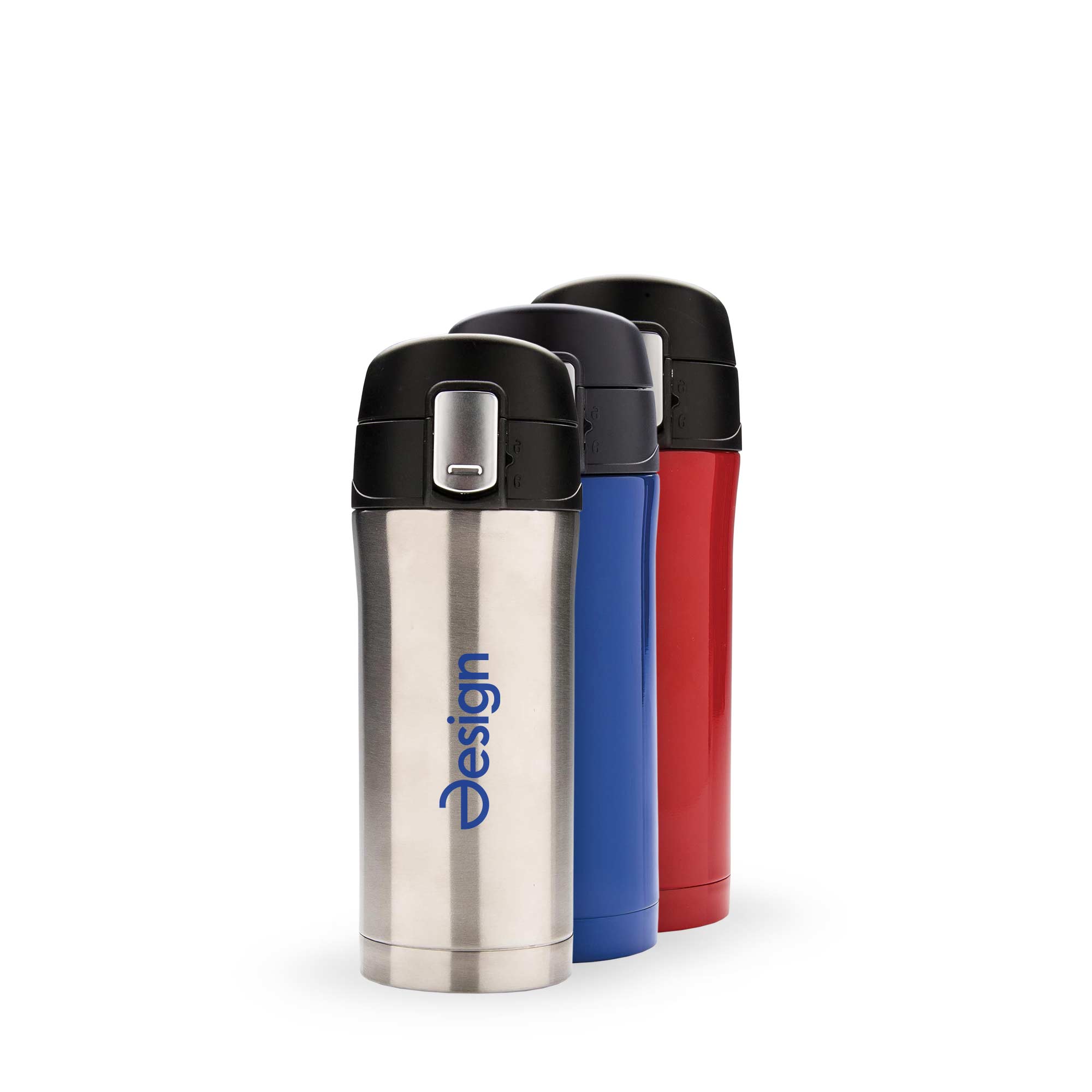 Tazza termica EasyLock - 300 ml | Acciaio inossidabile riciclato | A doppia parete | Colorato