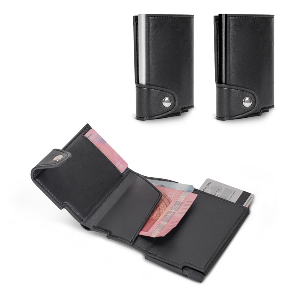 Porta carte RFID | Portafoglio | Aspetto in pelle PU