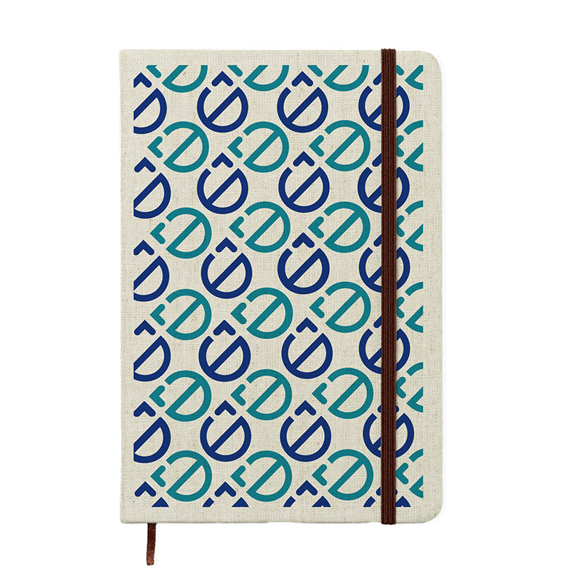 Quaderno in tela - A5 | 96 fogli | Copertina rigida | Governato