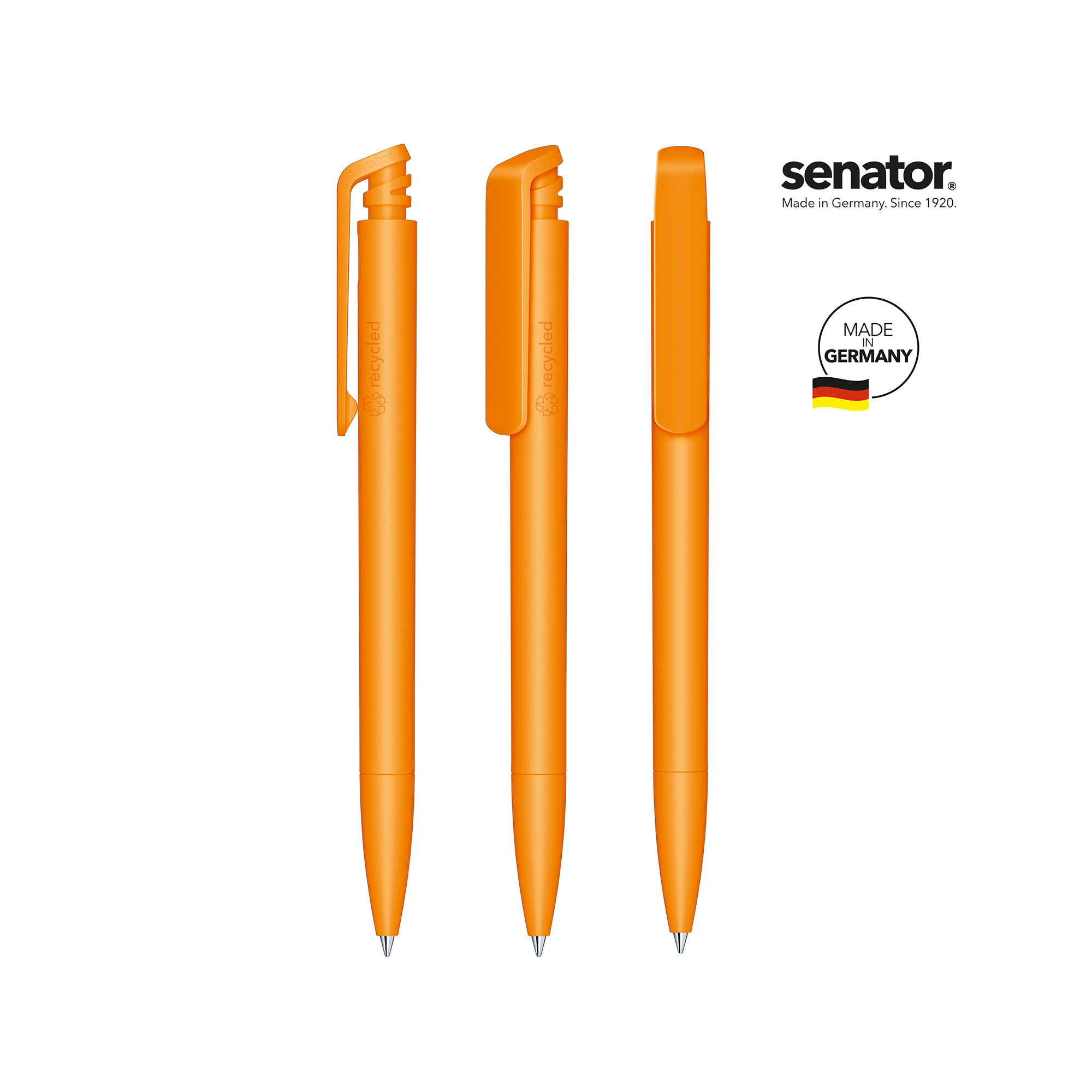 Penna a sfera - Senatore | PP riciclato | Matt | Stampa fino a 4 colori