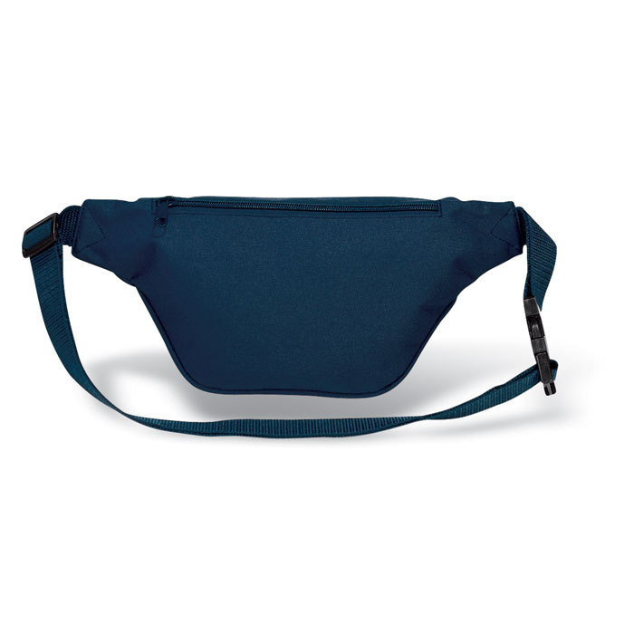 Marsupio - Poliestere | Con scomparti | Nero e blu | Stampa fino a 4 colori