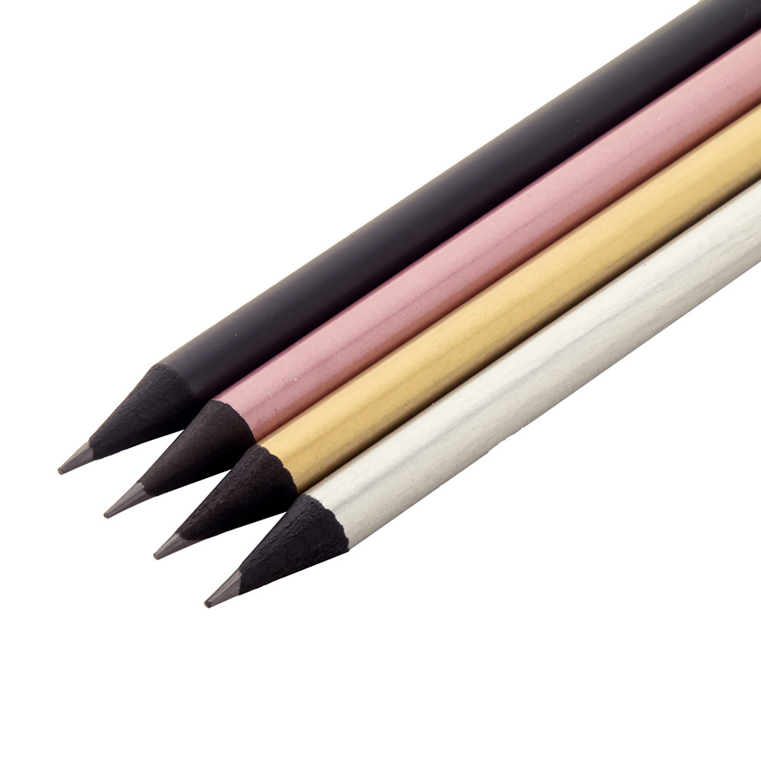 Matita – Qualità HB | Legno Nero | Vari Colori | Gomma Nera