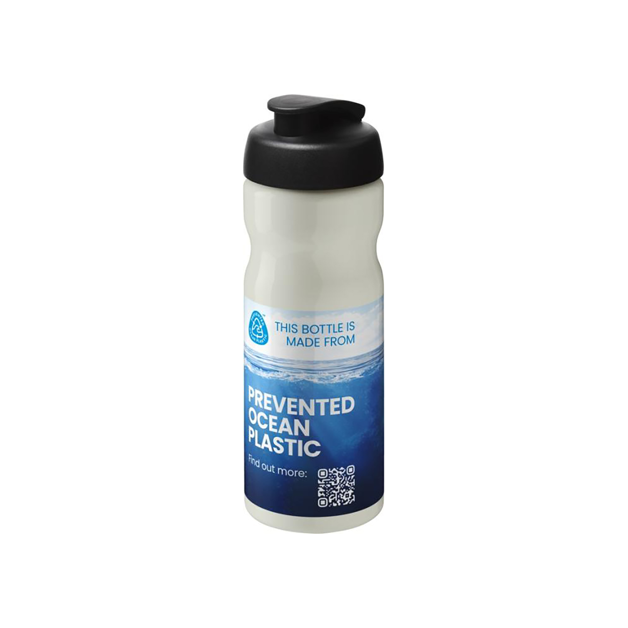 Borraccia sportiva H2O Active® Eco Base - 650 ml | Plastica oceanica | Prodotto nel Regno Unito