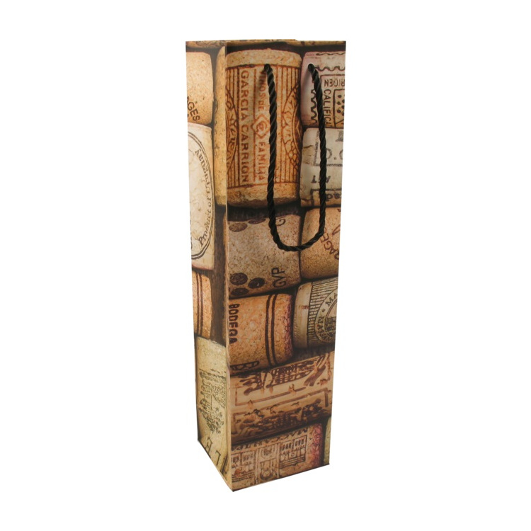 Borsa per bottiglia di vino | 40x12x11cm | Lucido o opaco | Quadricromia