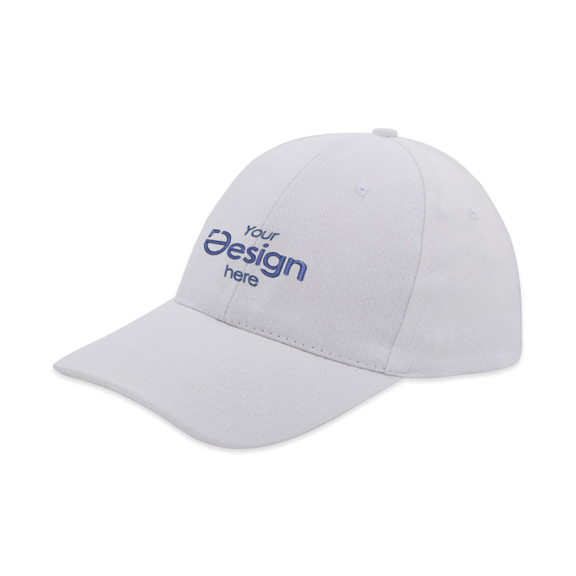 Cappellino Nelson – Cotone | Ricamabile | Chiusura in metallo | 5 pannelli