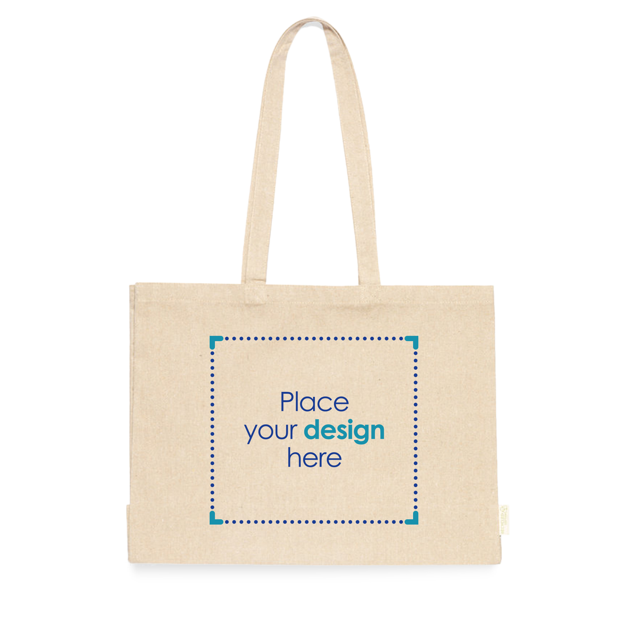 Borsa in cotone | realizzato in cotone riciclato | 240 g/m² | Stampa fino a 4 colori