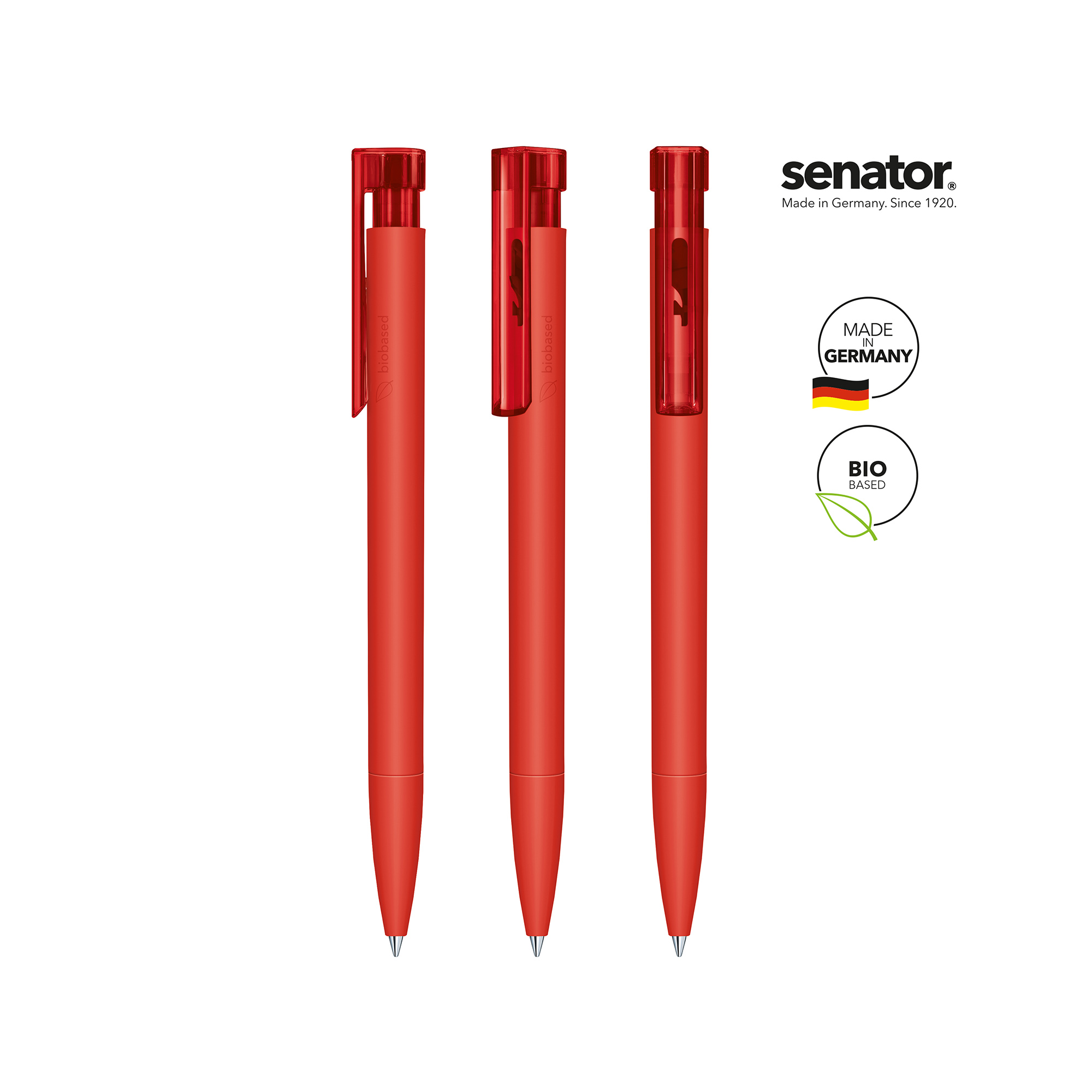Penna a sfera - Eco | Senatore | PP riciclato | Colorato | Stuoia