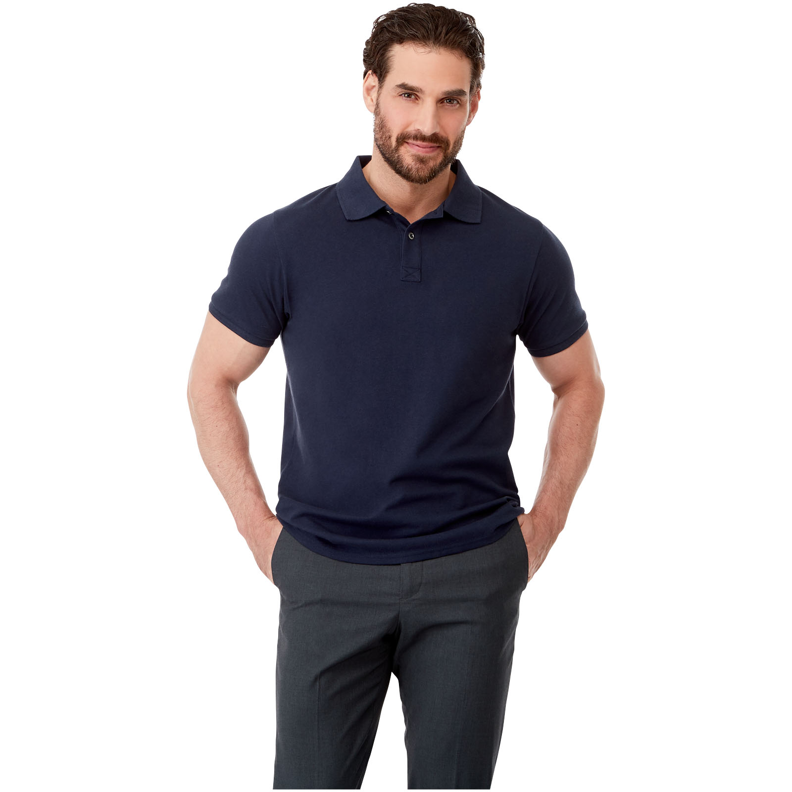 Polo - Uomo | Riciclato | 160 g/m² | Ricamo & stampa