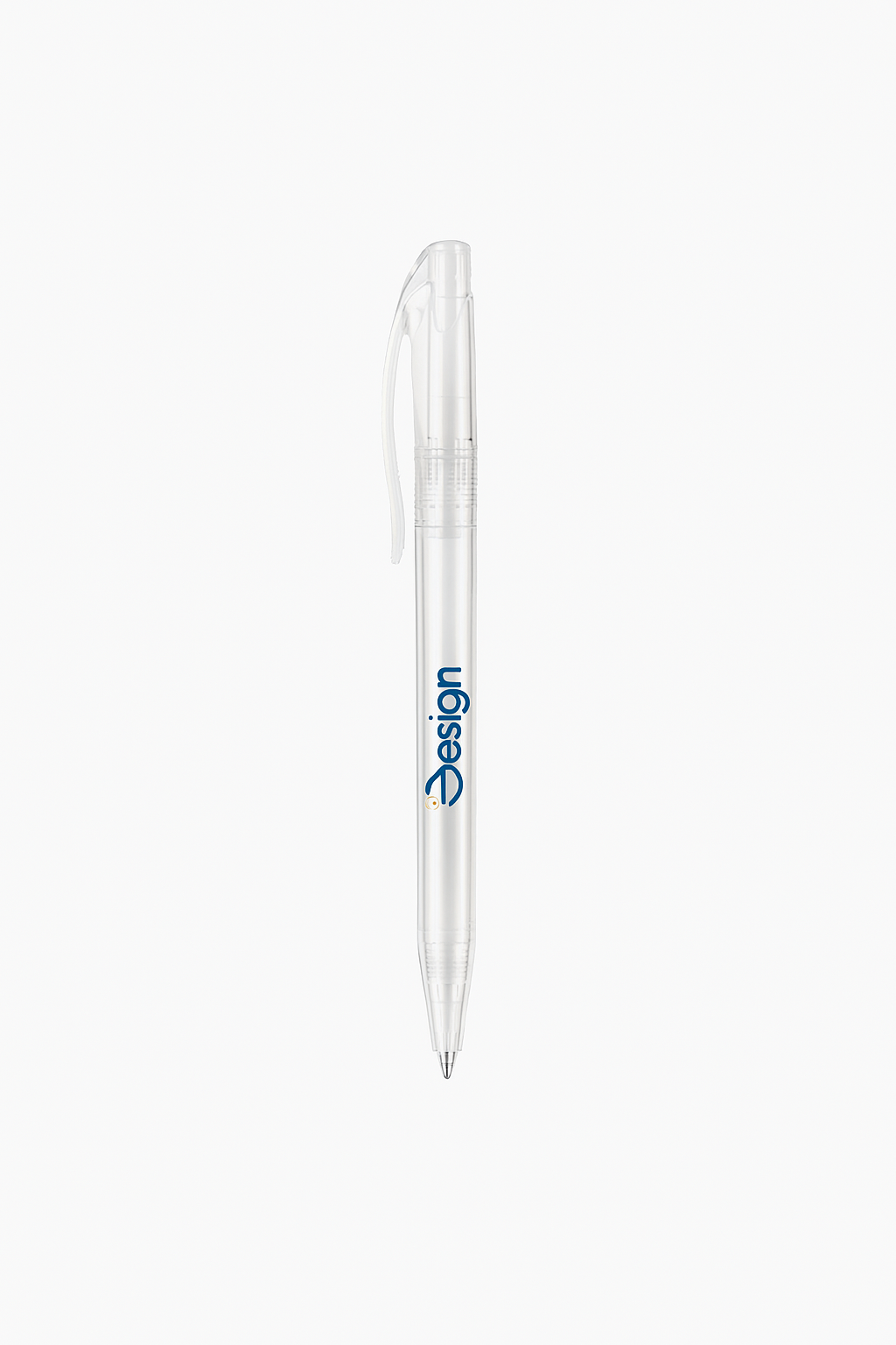 Penna a sfera Challenger - Smerigliata | Senatore | Colorato | Trasparente | Stampa fino a 4 colori