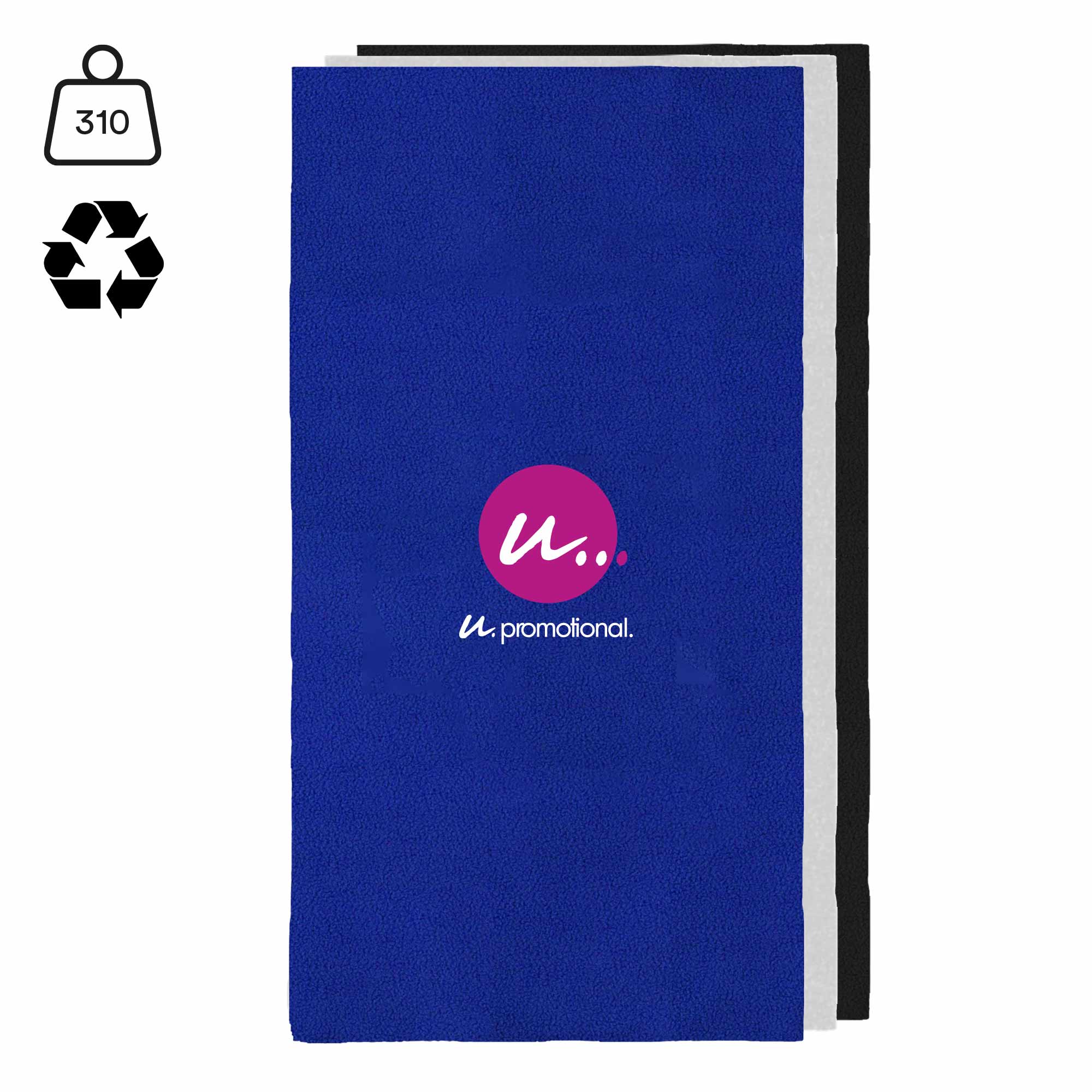 Asciugamano - 170 x 90 cm | 310 g/mq | Assorbente | 310 g/m² | RPET