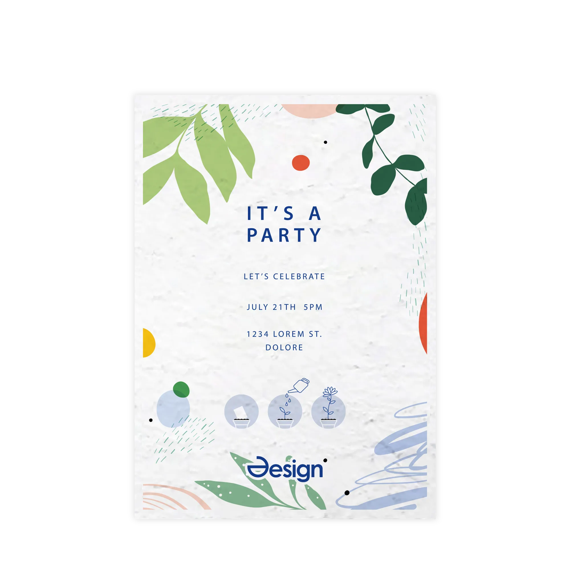 Carta seminabile – Formato A5 | 120 g/m² | Quadrichromia
