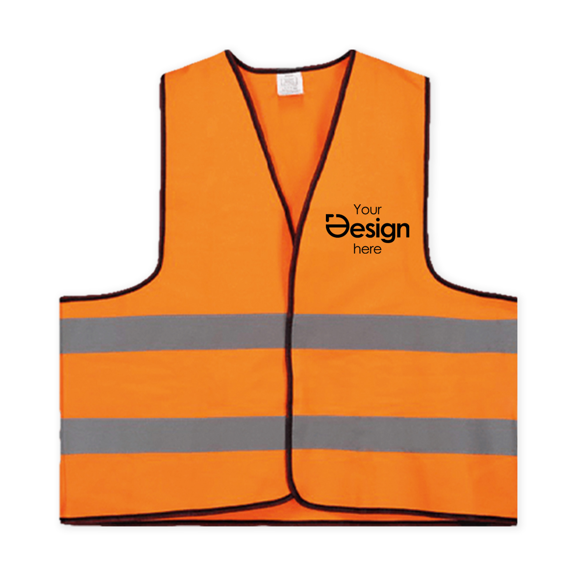 Gilet di sicurezza – Taglia unica | Stampa transfer | EN ISO 20471 Classe 2