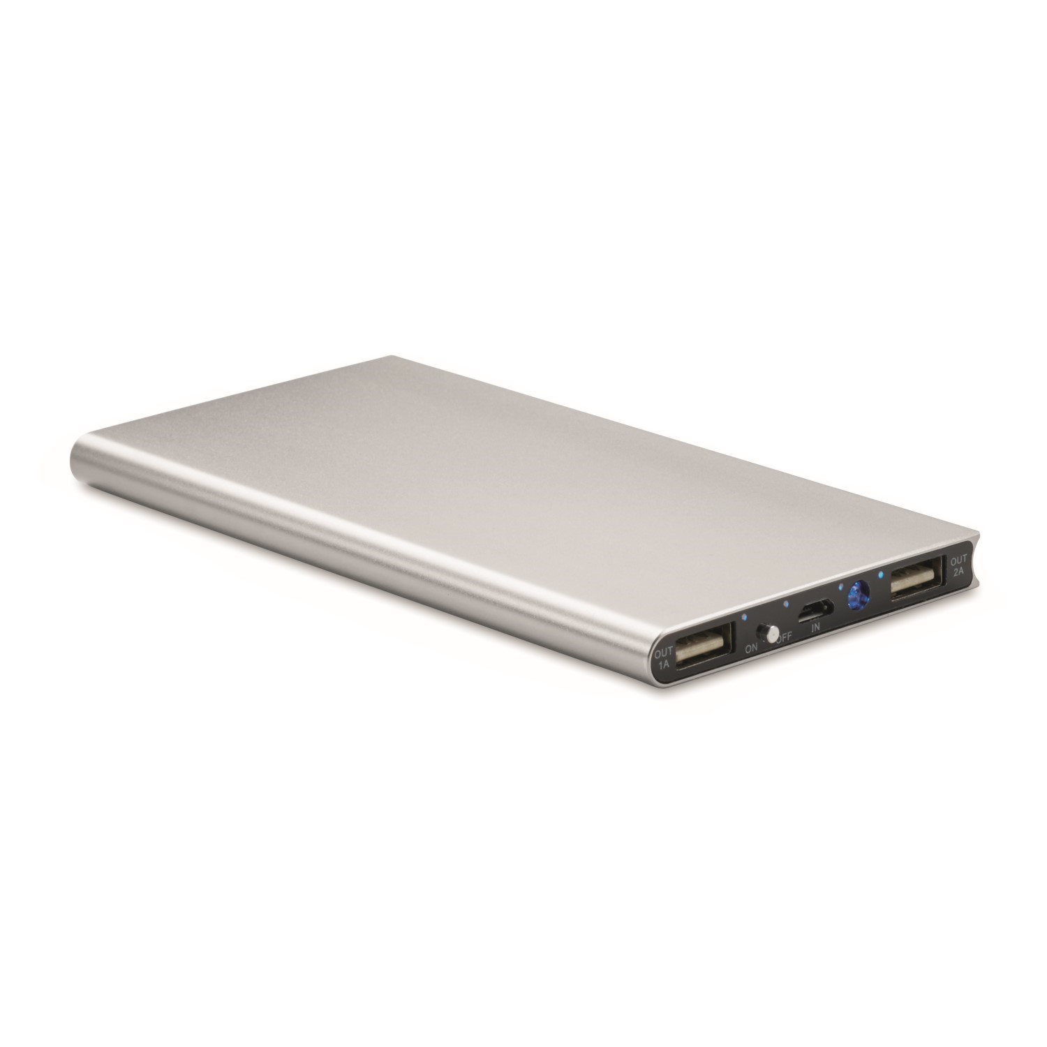 Power bank - 8000 mAh | Indicatore luminoso | Compatto e robusto
