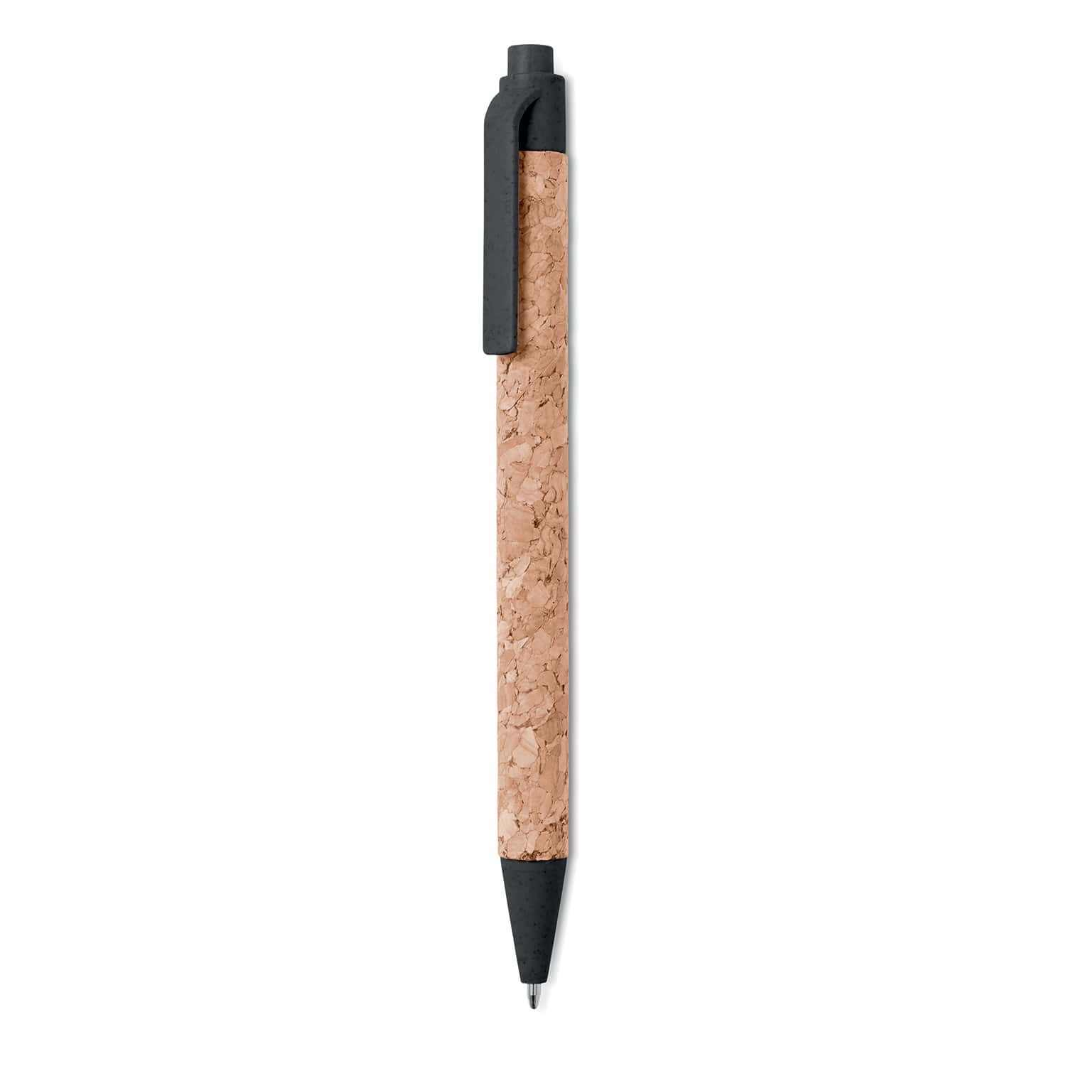 Penna a sfera | Sughero e paglia di grano | Inchiostro blu | Meccanismo di pressione