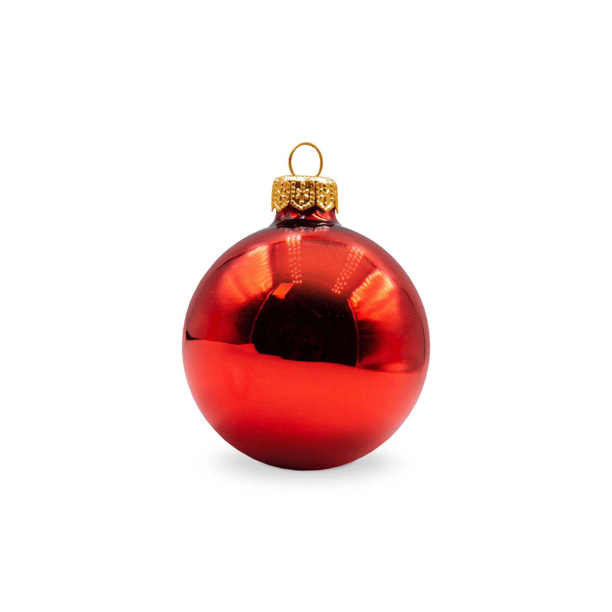 Pallina di Natale colorata - Ciondolo in oro | Lucido | Stampa fino a 4 colori