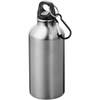 Bottiglia | Borraccia | In alluminio | Moschettone | 400 ml | 92100002 argento
