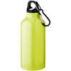 Bottiglia | Borraccia | In alluminio | Moschettone | 400 ml | 92100002 giallo fluorescente