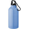 Bottiglia | Borraccia | In alluminio | Moschettone | 400 ml | 92100002 blu chiaro