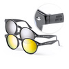 Occhiali da sole RPET | con protezione UV 400 | con montatura di design e lenti a specchio