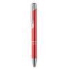 Penna in metallo | Incisione o Stampa a colori | Consegna Veloce | max037 rosso