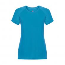 T-shirt sportiva da donna | Fruit of the Loom | 3707601 Blu acqua